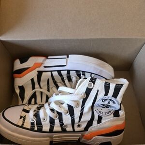 Converse Zebra Stripe High-Top Sneakers